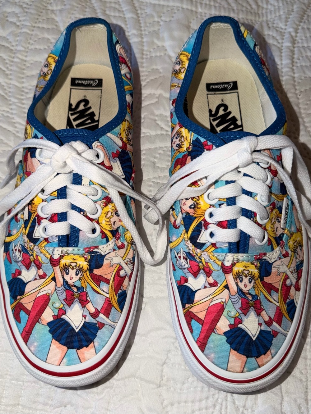RARE Vans Customs x Pretty Guardian Sailor Moon Sneakers Women’s US 8